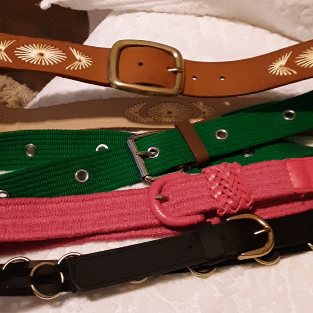 4 belts-- fits 33 to 37